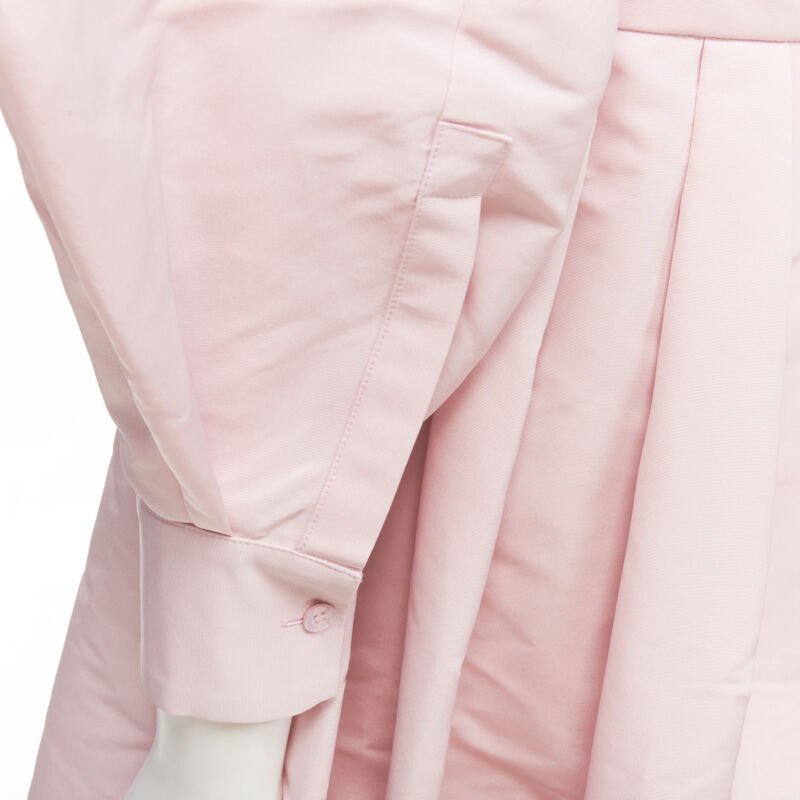 Alexander Mcqueen Pink Balloon Sleeve Dress - Detail 2