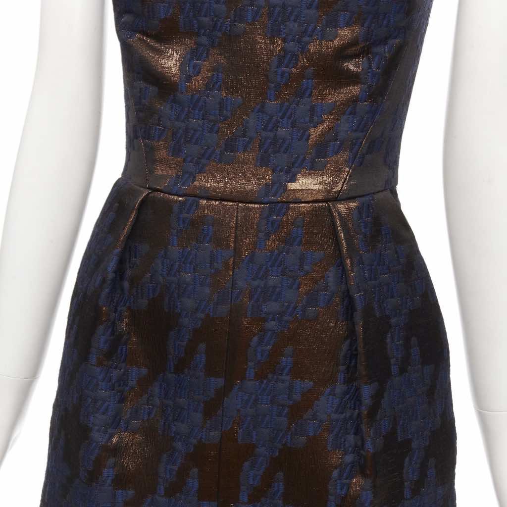Martin Grant Copper Jacquard Dress - Detail 2