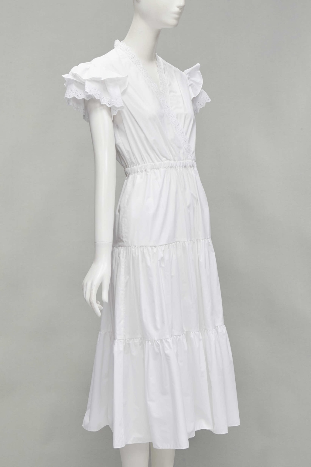 Philosophy Di Lorenzo Serafini White Butterfly Dress - Back view