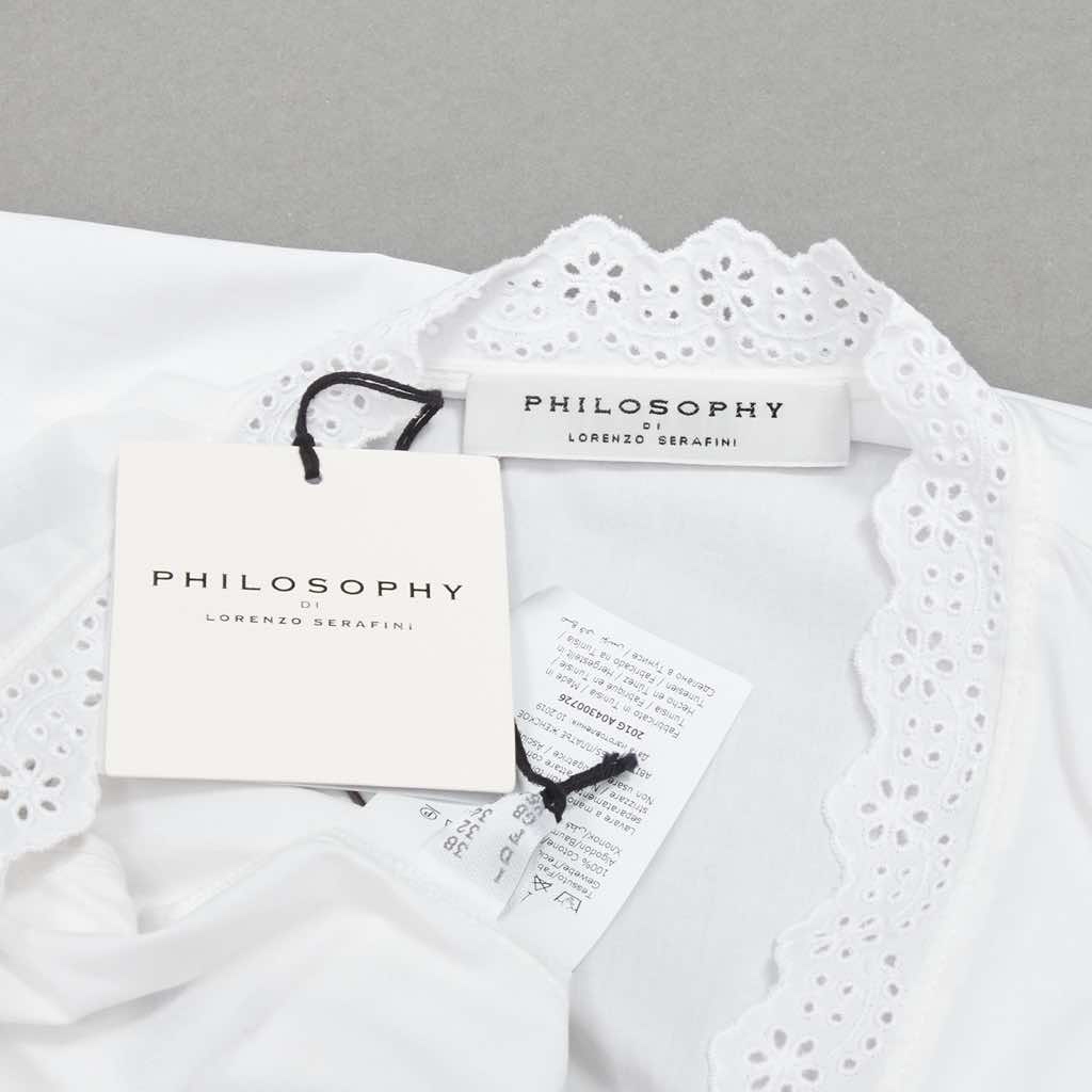 Philosophy Di Lorenzo Serafini White Butterfly Dress - Image 10