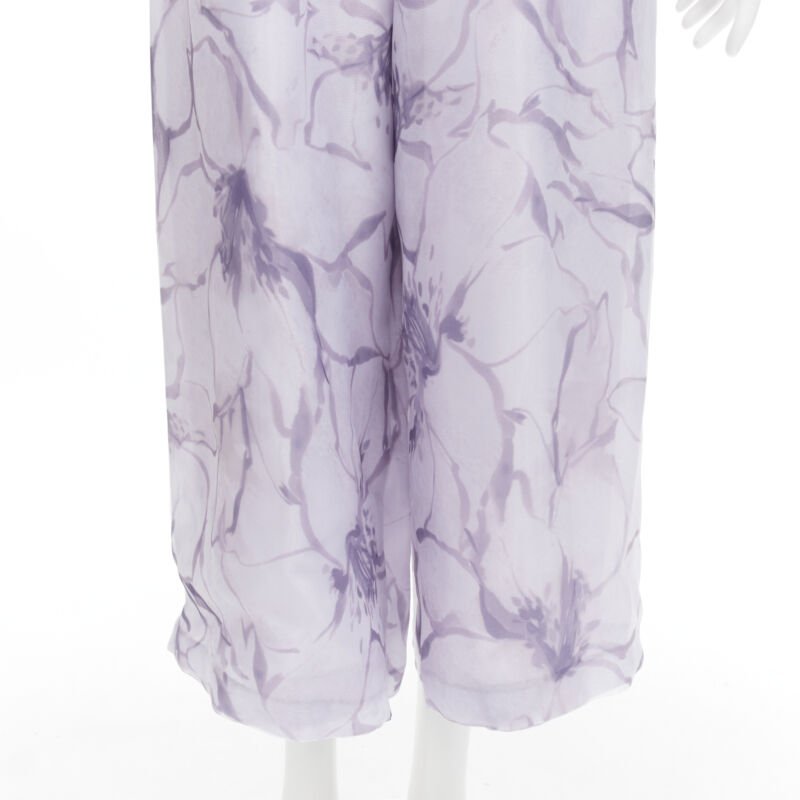 Unsigned / متعددة Purple Ruffled Jumpsuit - Image 10