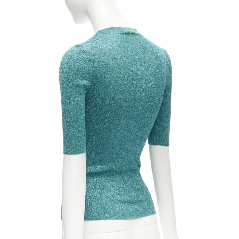 Saint Laurent Metallic Lattice Top - Side view