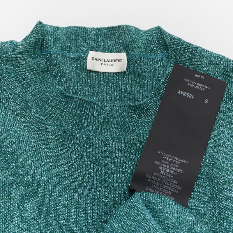 Saint Laurent Metallic Lattice Top - Image 10