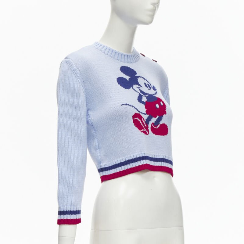 Miu Miu Mickey Cropped Sweater - Image 6