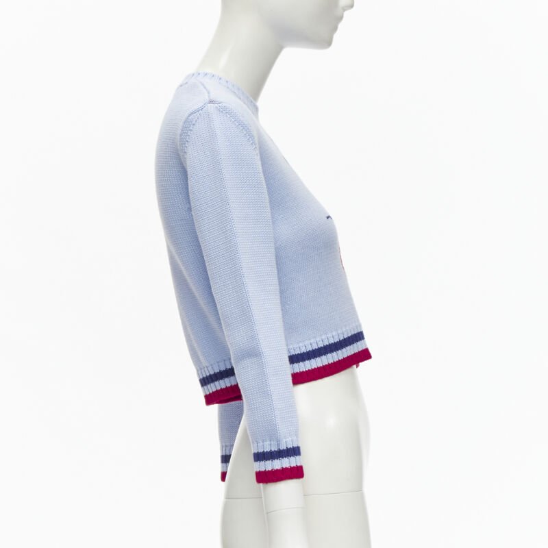 Miu Miu Mickey Cropped Sweater - 4