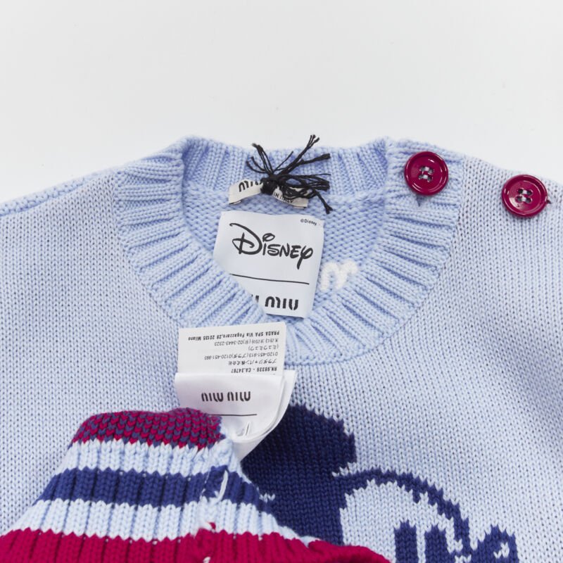 Miu Miu Mickey Cropped Sweater - Image 11