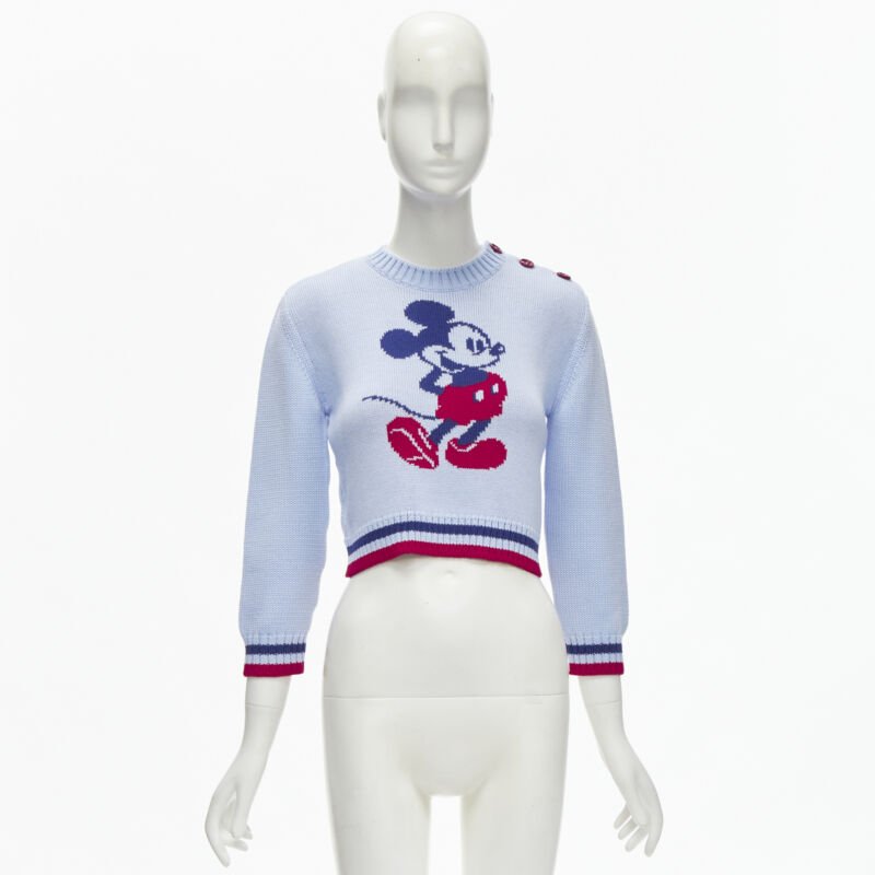 Miu Miu Mickey Cropped Sweater - Image 12