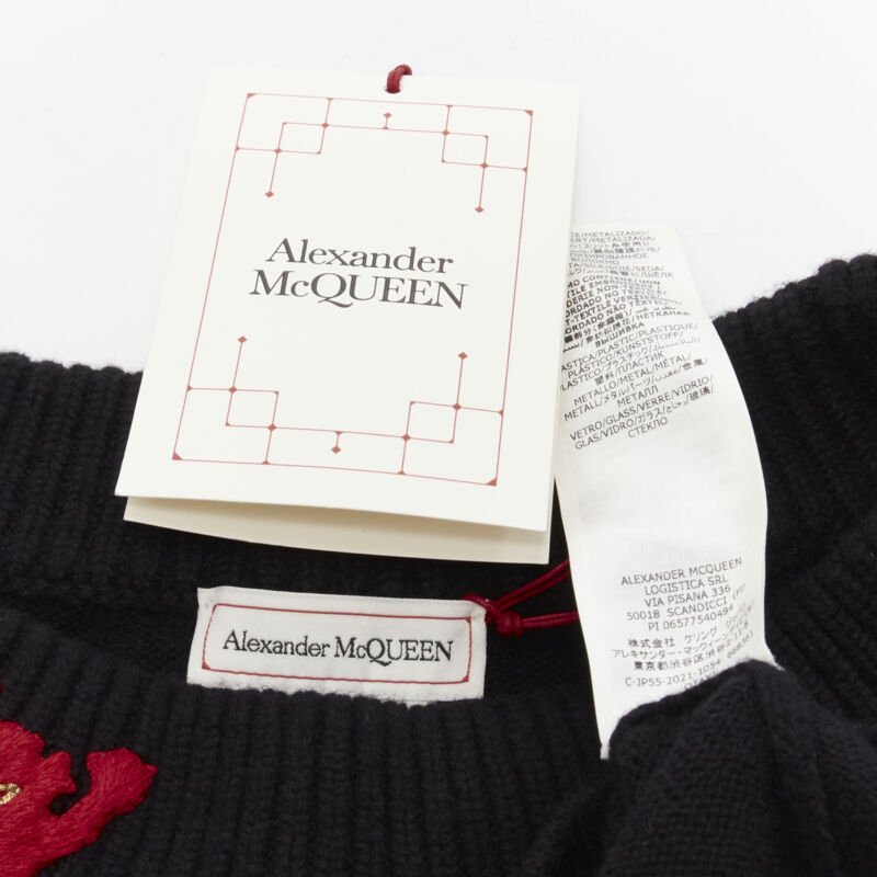 Alexander Mcqueen Coral Crystal Sweater - Image 11