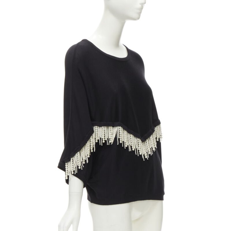 Giambattista Valli Pearl Fringe Sweater - Image 6