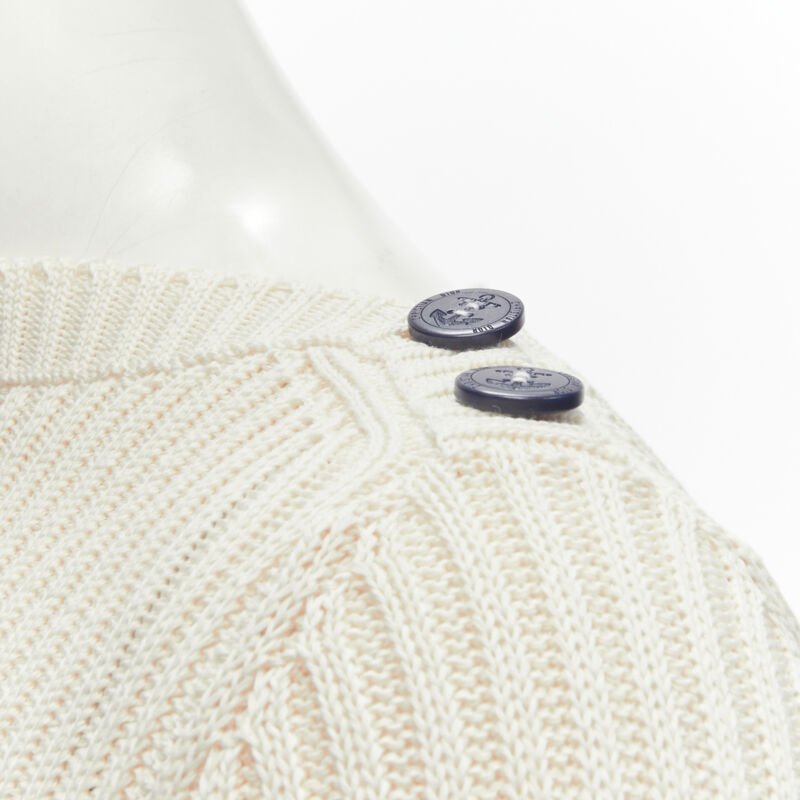 Christian Dior Blue Nautical Top - Back view