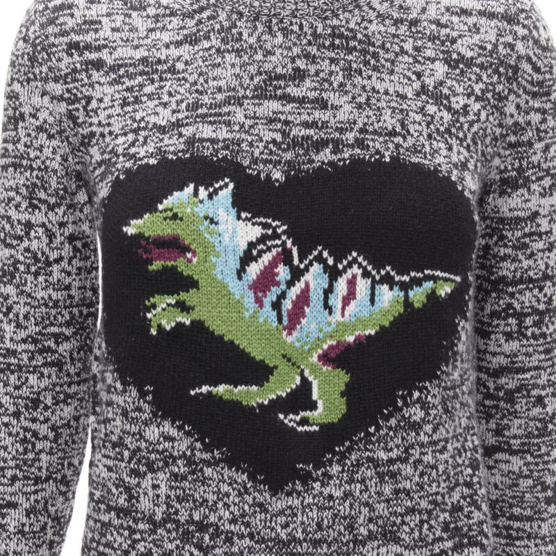 Christian Dior Grey Dragon Sweater - Detail 2