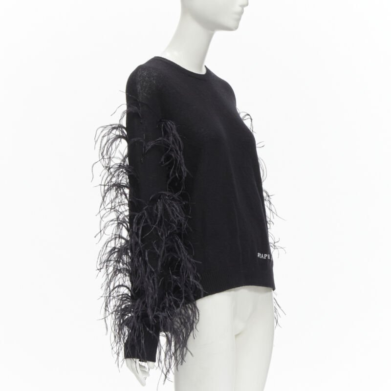 Valentino Garavani Feather Wrap Sweater - Image 6