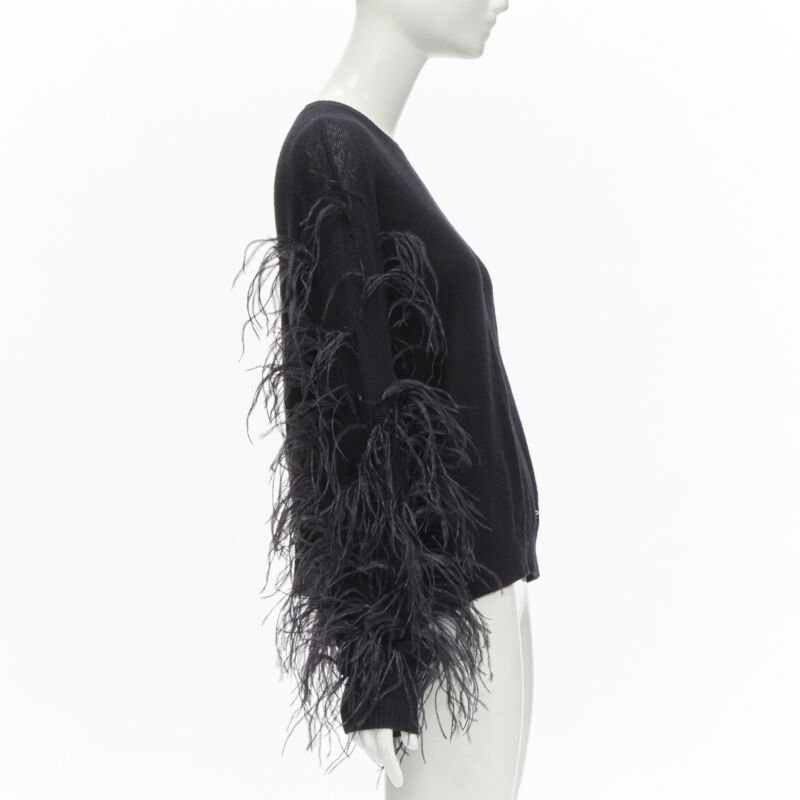 Valentino Garavani Feather Wrap Sweater - 4