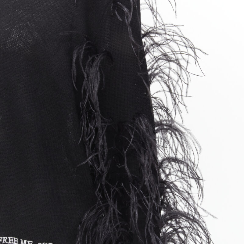 Valentino Garavani Feather Wrap Sweater - Image 10
