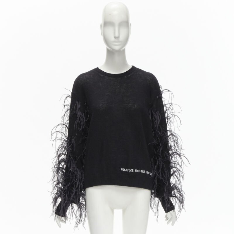 Valentino Garavani Feather Wrap Sweater - Image 12