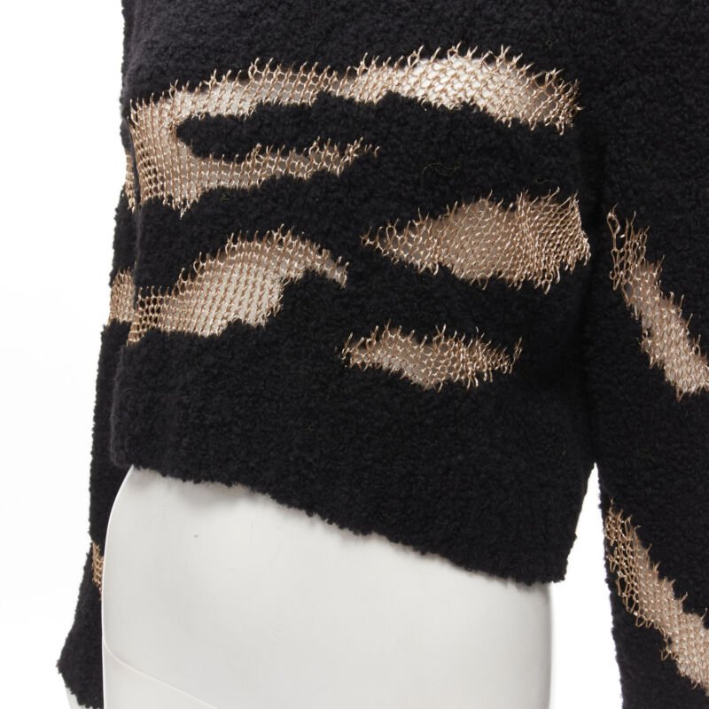 Philosophy Di Lorenzo Serafini Gold Sheer Sweater - Detail 2