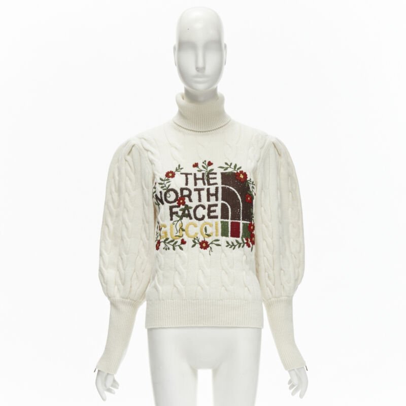 Gucci Floral Cable Turtleneck - Image 12