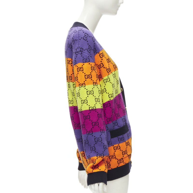 Gucci GG Monogram Cardigan - Side view