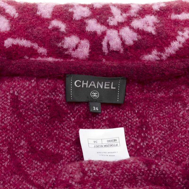 Chanel Boucle trip cardigan jacket - Image 13