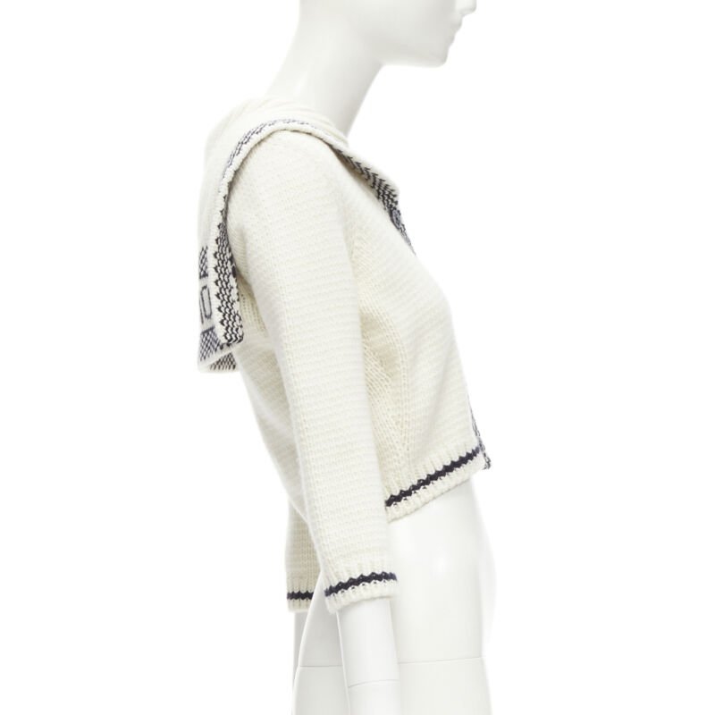 Christian Dior Beige Sailor Cardigan - Detail 1