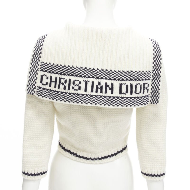 Christian Dior Beige Sailor Cardigan - Image 11