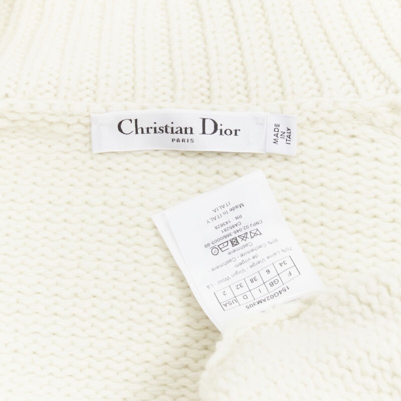 Christian Dior Beige Sailor Cardigan - Image 12