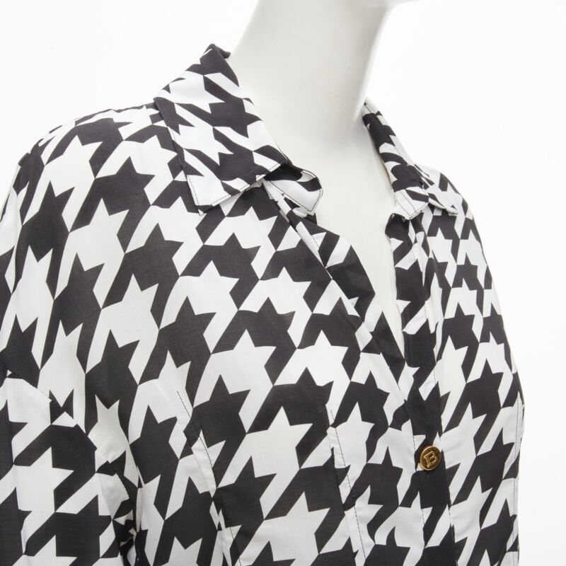 Balmain Houndstooth Blouse - Detail 2
