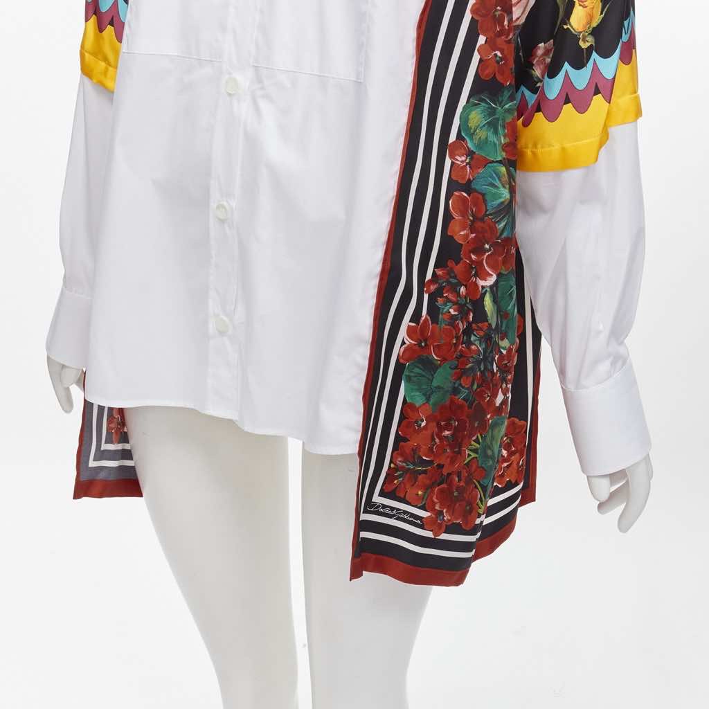 Dolce & Gabbana Floral Insert Shirt - Detail 2