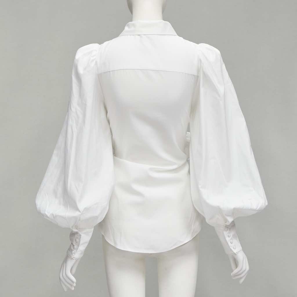 Acler Eyelet Bow Blouse - Side view