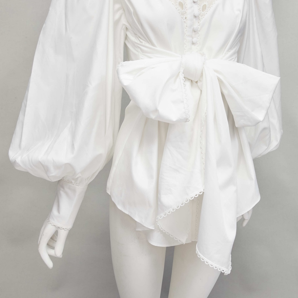 Acler Eyelet Bow Blouse - Detail 2