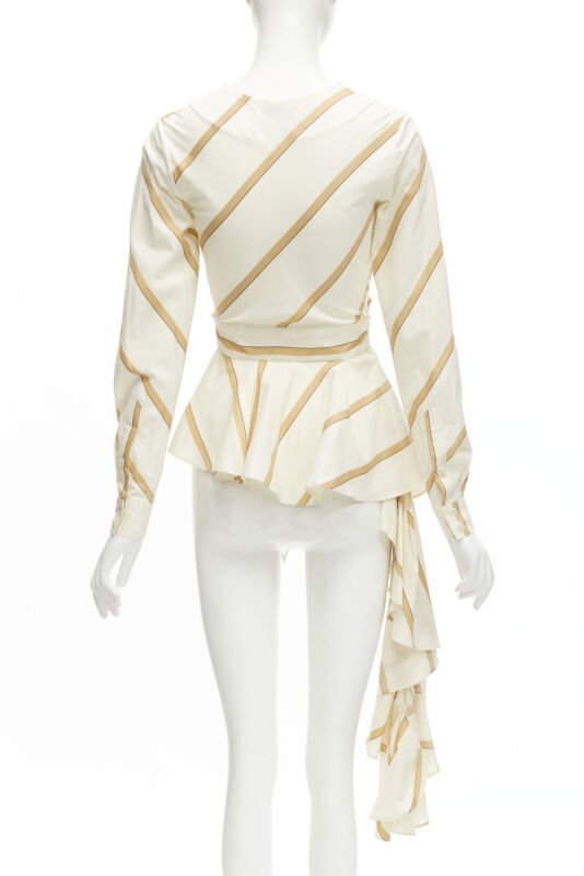 Johanna Ortiz Striped Tie Blouse - Side view