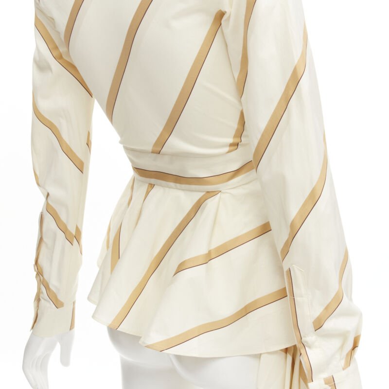 Johanna Ortiz Striped Tie Blouse - Detail 2