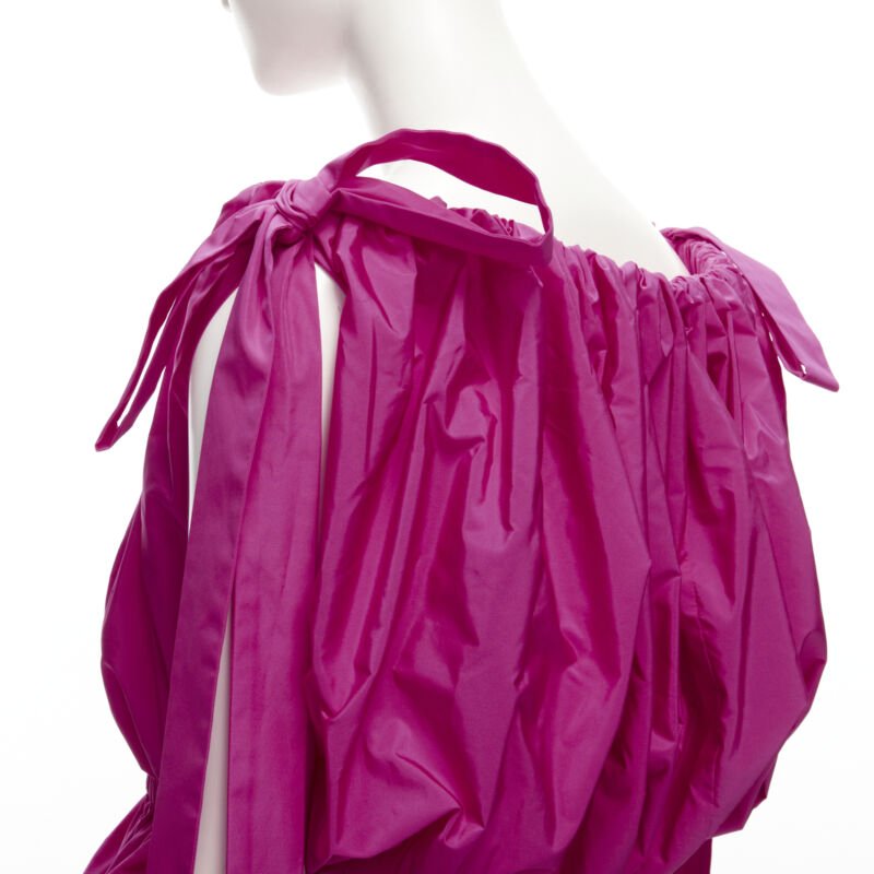 Alexander Mcqueen Crinkled Bow Top - Detail 2