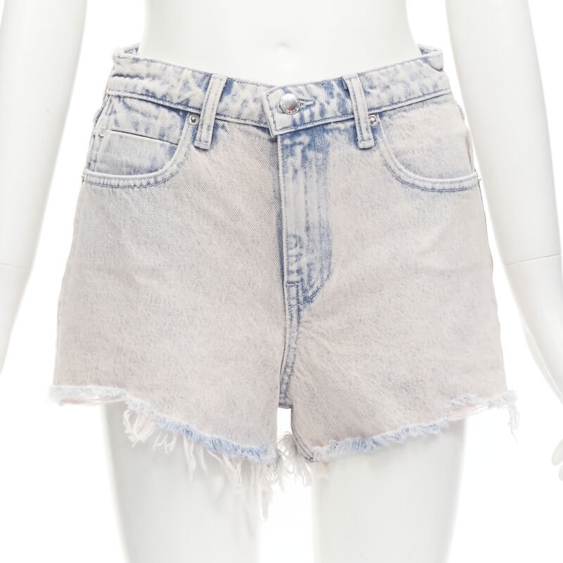 Alexander Wang Acid Denim Shorts