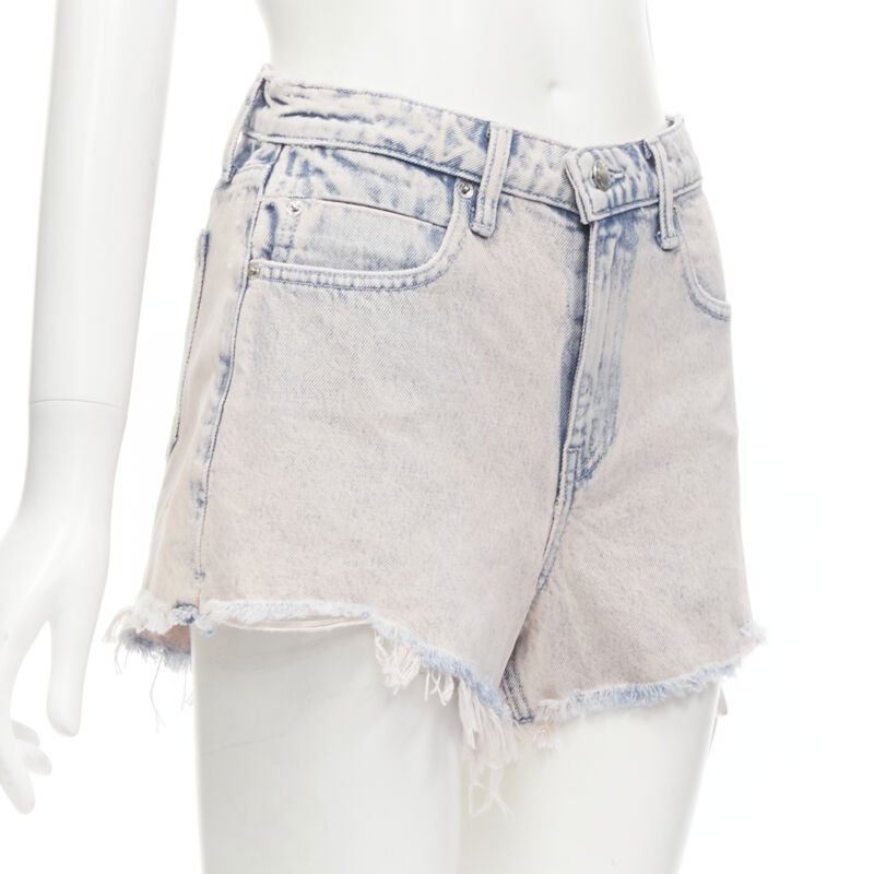 Alexander Wang Acid Denim Shorts - Image 6