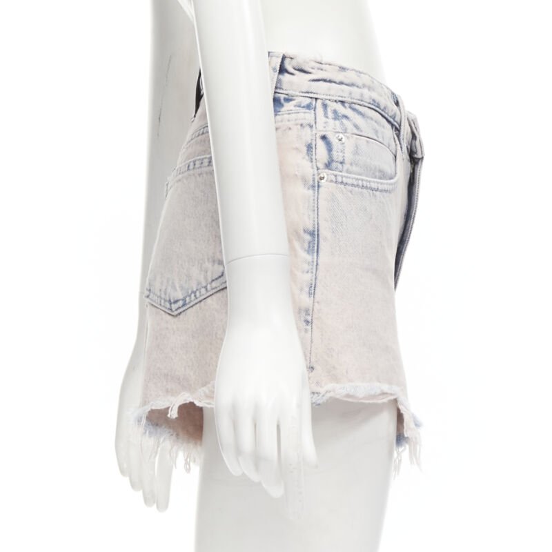 Alexander Wang Acid Denim Shorts - 4