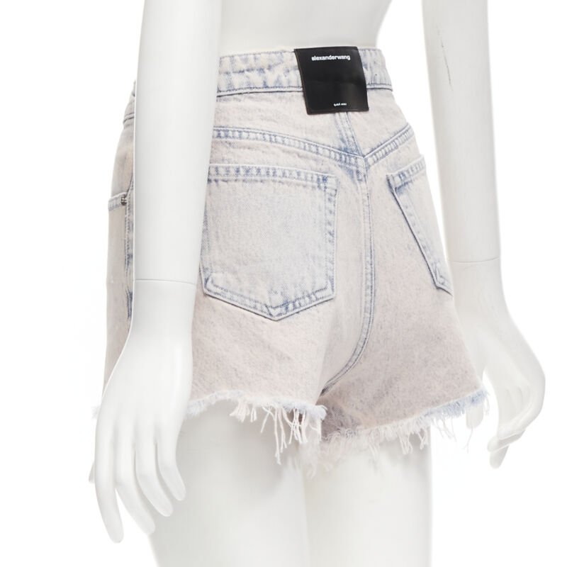 Alexander Wang Acid Denim Shorts - Detail 1