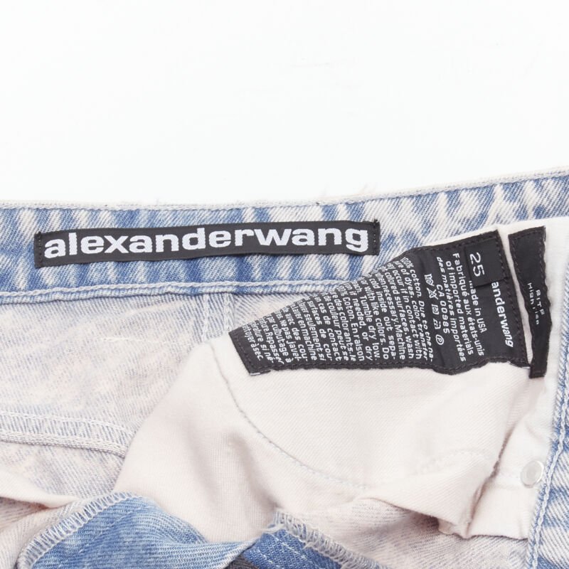 Alexander Wang Acid Denim Shorts - Image 10