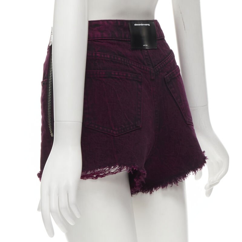 Alexander Wang Berry Denim Shorts - Detail 1