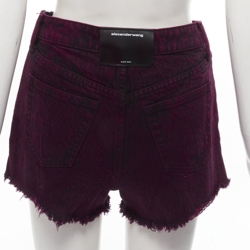 Alexander Wang Berry Denim Shorts - Detail 2