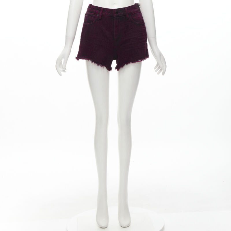 Alexander Wang Berry Denim Shorts - Image 11