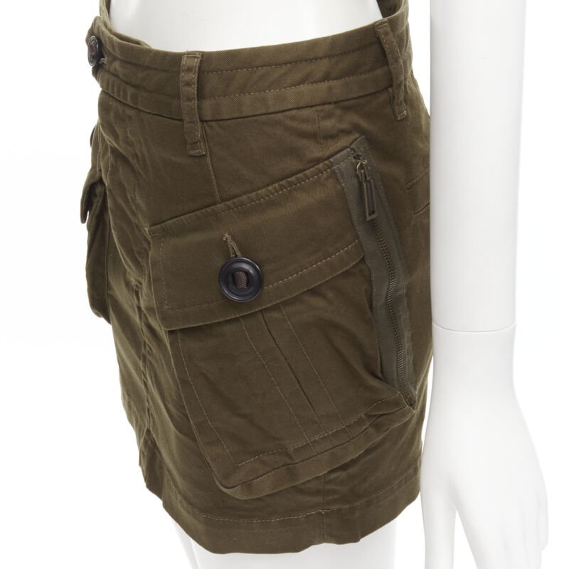 Dsquared2 Cargo Mini Skirt - Back view