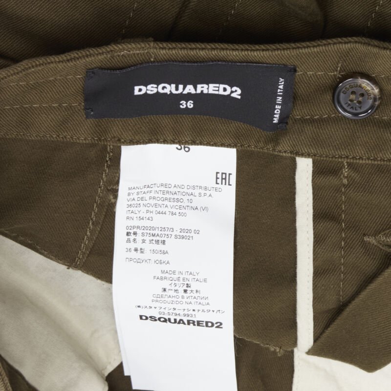 Dsquared2 Cargo Mini Skirt - Image 11