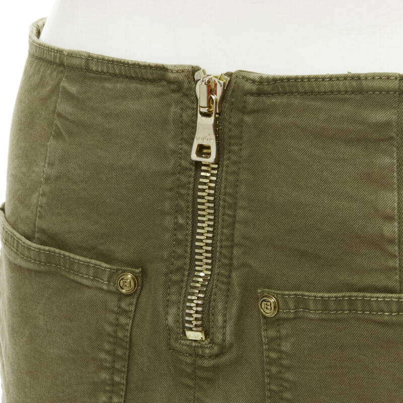 Balmain Horsebit Cargo Skirt - Image 10