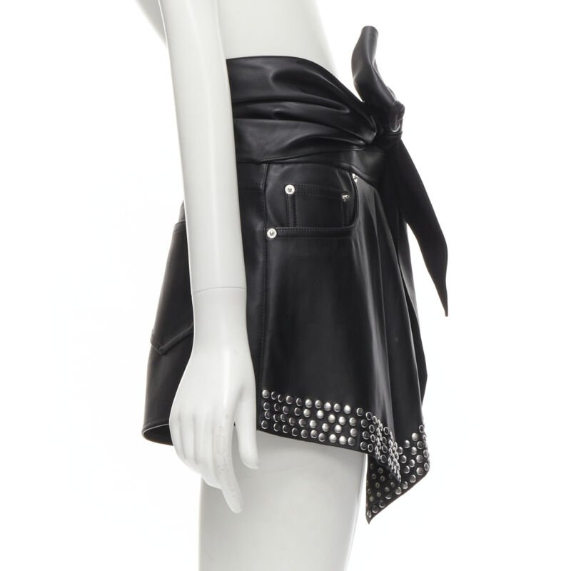 Alexander Wang Studded Wrap Shorts - 4