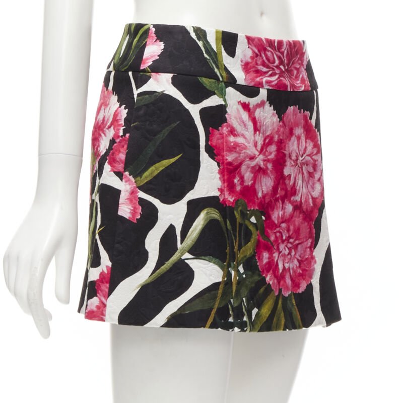 Dolce & Gabbana Carnation Mini Skirt - Image 6