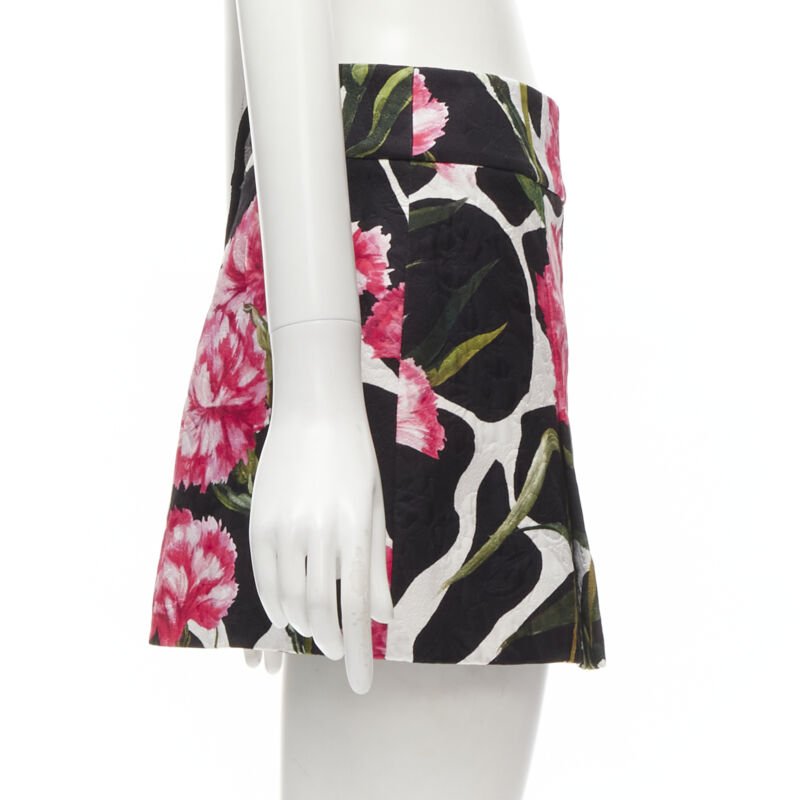 Dolce & Gabbana Carnation Mini Skirt - 4