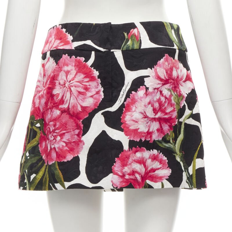 Dolce & Gabbana Carnation Mini Skirt - Side view