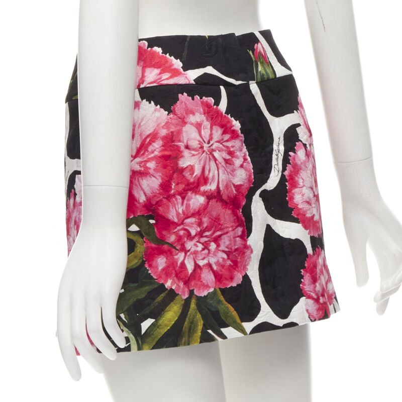 Dolce & Gabbana Carnation Mini Skirt - Detail 1