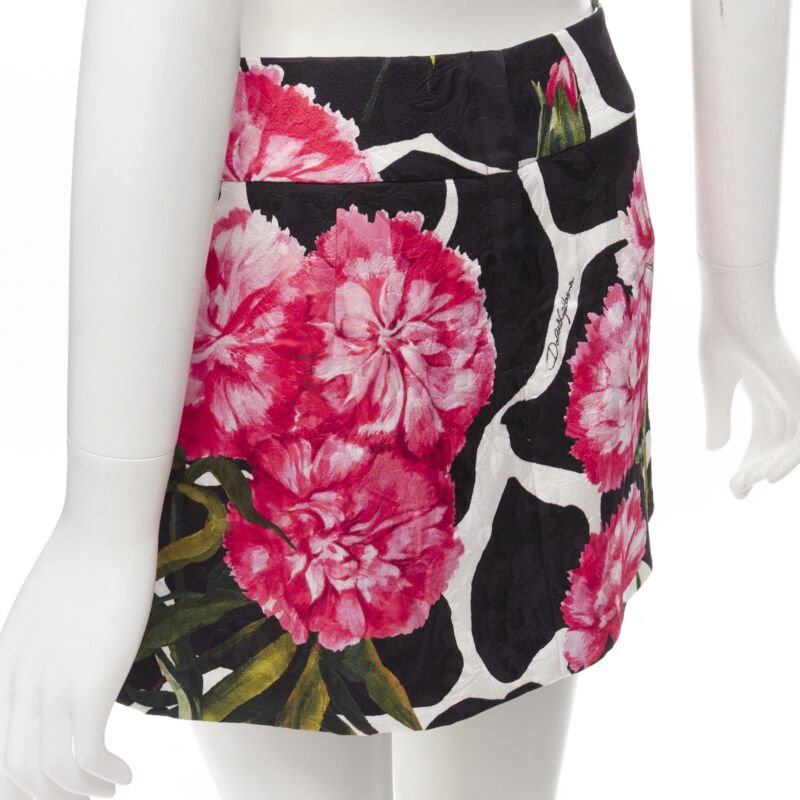 Dolce & Gabbana Carnation Mini Skirt - Detail 2